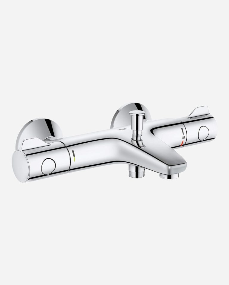 GROHE 34567000 Mitigeur thermostatique Bain/Douche Grohtherm 800, raccords standards 1/2 pouce, chromé