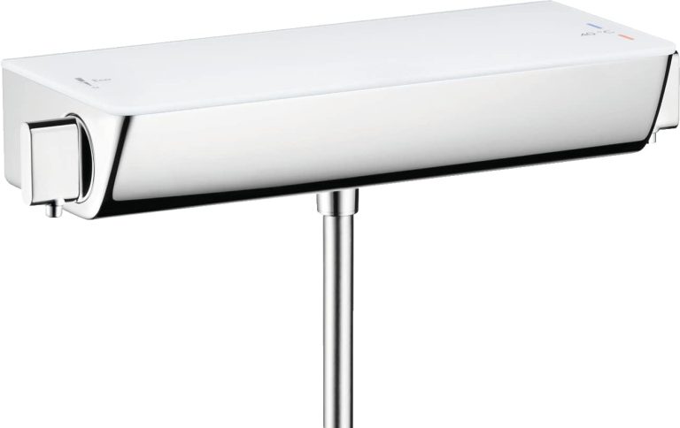 hansgrohe Ecostat Select Mitigeur Thermostatique douche, blanc/chromé, 13161400