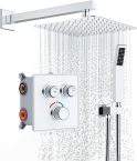 Notre test du système douche encastrable thermostatique Rainsworth 25×25